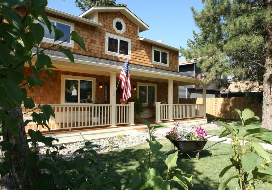 This newly renovated historic Prineville home has new plumbing, electrical, forced air heating system w/central air-conditioning, & the list goes on. The original wood floor, fire place (converted to gas), doors, etc. maintain the original charm of this stately home. Home is located on a .22 acre lot that includes a 1152 sq. ft. detached garage/shop w/approximately 288 sq. ft. of finished work area/man cave, tons of parking and RV storage, conveniently located close to schools, shopping, dining and medical.