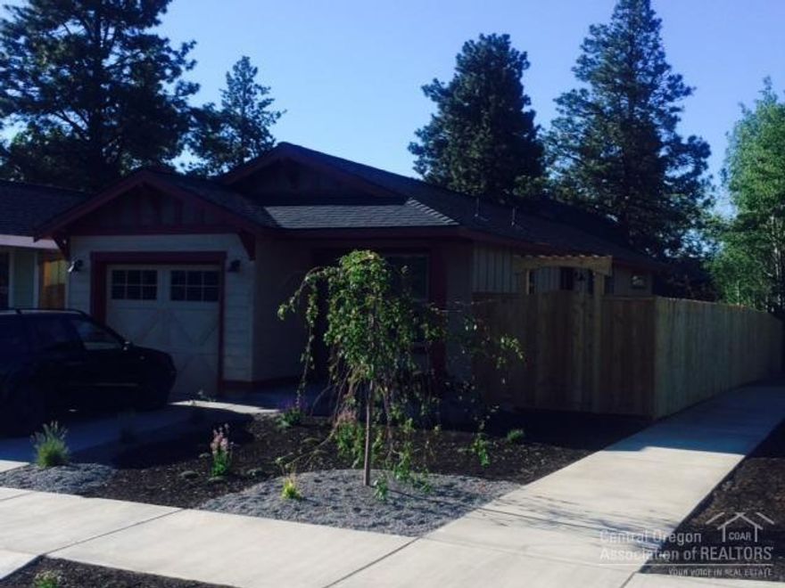 Unique quality built custom home with great floor plan in the desirable NW Bend area. This lovely cottage style home features an appealing open great room floor plan with vaulted ceilings, stainless appliances, granite slab & tile counter tops, extremely high efficiency ductless electric heating/air conditioning system, and wide plank laminate wood flooring. These homes are truly a must see, and they are selling faster than they can be built! Home could be customized for handicap accessibility.