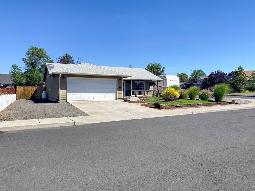 Pride in ownership shows throughout this home. All new kitchen cabinets with soft close doors and drawer and pullout shelves,
new cookstove that is propane burners and electric oven and updated bathrooms, including a tile walk-in shower, New 10 mil vinyl planking waterproof flooring through most of the home and a new wood stove and ductless heat pump. Extremely efficient home with insulation in the floor and additional insulation in the attic and a solar powered attic vent. Home could be three bedrooms, this plan usually has a bedroom where they currently have their dining room. RV parking with 50 amp service.