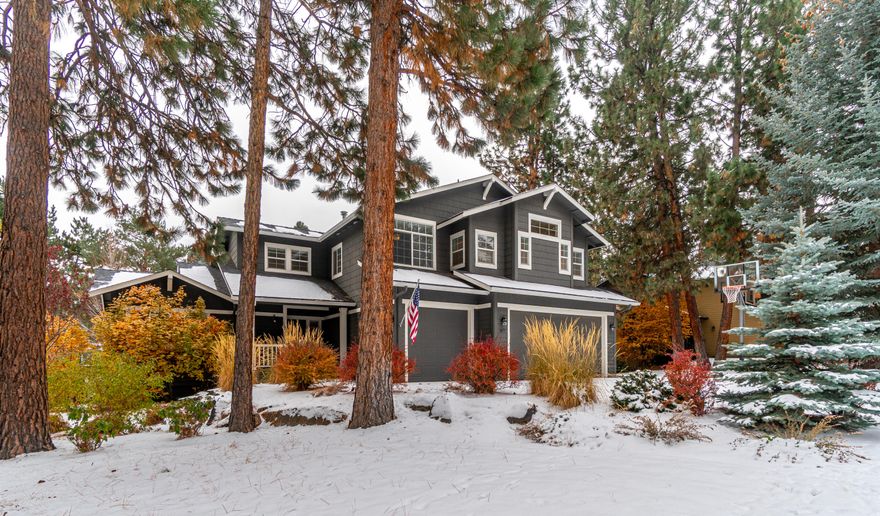 Amazing updated home in desirable Newport Hills Estates! Located in NW Bend just minutes to downtown, Northwest Crossing, COCC and a short drive to the Phil's Trail System and Mt Bachelor. Beautiful park like setting on nearly a third of an acre. Enjoy entertaining your guests in this spacious light and bright open floor plan that leads out to the newer composite deck and gather around the stone gas fire pit. Plenty of storage space with built in cabinetry and work space in the over sized three car garage. This home has been well maintained and updated throughout. Upgrades including a new roof in 2017, whole house water purification system installed in 2020, interior was painted with low VOC paint in 2020, rock climbing wall in open living space and secondary bedroom and home gym in loft space complete with gym grade flooring. If you are looking for location, a spacious lot and an entertainer's home- you won't want to miss out on this one!