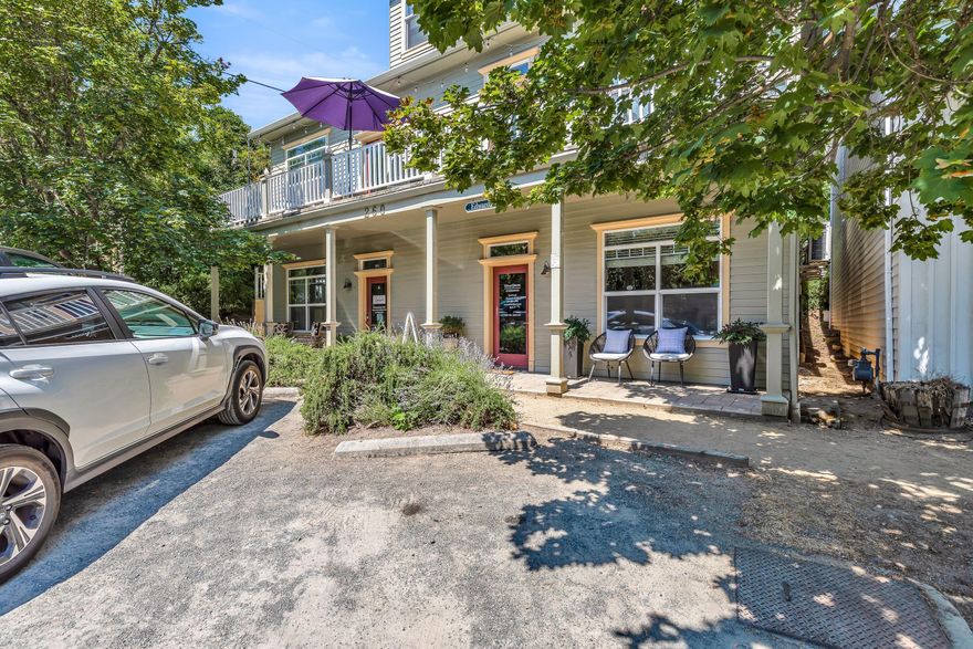 This 6 Plex property is an investor's dream! Located in the heart of desirable, historic Jacksonville. This rare multi-use complex has 3 office/ business suites and 3 lovely apartments. High quality built construction with mahogany siding and seismic/ wind sheer engineering. Top quality fixtures and detailed throughout. Top floor penthouse has two primary suites with bath, vaulted ceilings, and a gas fireplace. 2 apartments on middle floor with 2 bed/ 2 bath. Ground floor from frontside has 3 long term commercial businesses, two with an ADA bath and one w/half bath.
Professional inspections have been done. Buyers to be pre-qualified and willing to work with sellers on their 1031 exchange timeline.