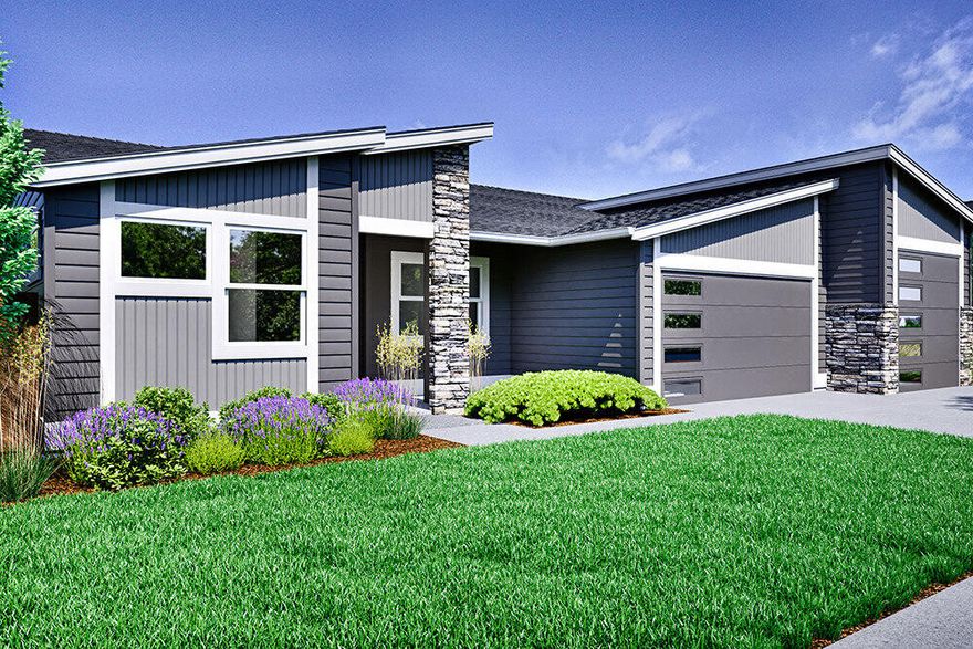 3- car garage with boat bay!!! Homesite #334 - Enjoy the ease of style, location, and grandeur of the modern Malone floorplan. Built by quality award winning Pahlisch Homes, it is well designed with a spacious great room and kitchen for entertaining all of your family/guests. The master suite is thoughtfully placed separate from the other bedrooms and the master bath includes a freestanding soaking tub with an expansive walk-in closet. The kitchen and all bathrooms offer solid Quartz counters and luxury wood laminate flooring throughout.   As in all Pahlisch Homes, well-crafted finishes are used throughout.  Let the HOA care for your front yard and enjoy summers in your community resort style amenity with swimming pool, splash pad, clubhouse, fitness center, and work space. Front yard landscaping, full fencing, and AC included.