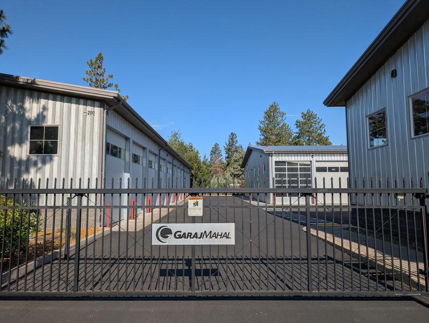 GarajMahal offers a unique opportunity to own your own storage garage for your RV, boat, collectible cars etc. Featuring a RV dump station, clubhouse & fully fenced w/gated access. Each unit is individually metered for power & gas. This unit features a gas furnace (w/thermostat), 30A power outlet along with 110v outlets & 12'x14' roll up door (w/electric opener). Low quarterly dues include common areas, security, landscaping, & snow removal. Constructed in 2008 with state of the art, class A steel.