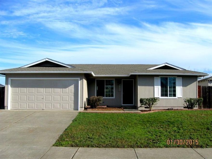 3 bedroom 2 bath single level home with attached 2 car garage and some RV parking. Nice sized fenced back yard with deck and patio for entertaining. Open Floor Plan with lots of natural light. Beautifully remodeled kitchen and stainless appliances and glass tiled backsplash. New paint inside and out, flooring, lighting, crown and base molding, six panel doors and more! Lots of attantion to detail in this newly remodeled home.