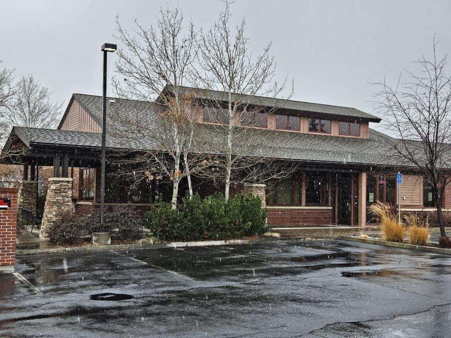 This is a sublease of a former Bank Building. Terrific location on Bend's Eastside near the Forum Shopping Center. Well designed, 3,578 SF building with drive thru and large parking lot. The space is comprised of several offices, 2 ADA restrooms, breakroom and an open work area. The General Commercial (CG) zoning allows for many uses. Please call your agent to schedule an on-site tour.
