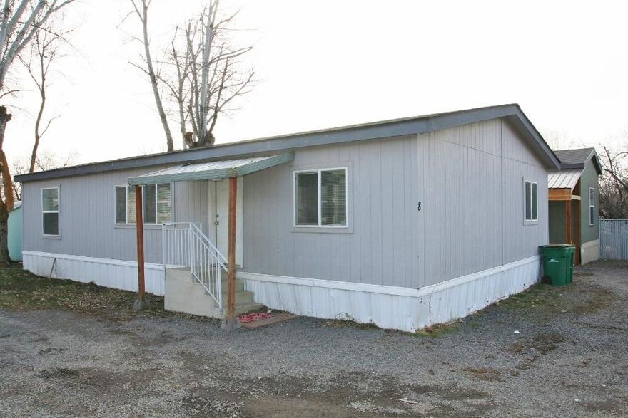 Small Park Location- close to shopping! 1280 SQFT 2006 Karsten is&#61472;finance-able - Great open floor plan with vaulted ceilings, 3 beds, 2 baths & master suite with on-suite master bath. Kitchen/dining room combo with center island & bar with oven/range, refrigerator, dishwasher. F/A electric heat & storage building too. Current park rent $400.00 month includes water, sewer, garbage. Park manager approval needed prior to submitting offers.