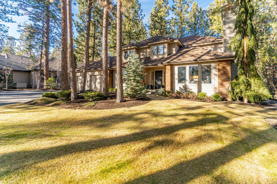 Classic and elegant.  Situated on the 12th Fairway in the highly sought after Broken Top neighborhood. This immaculately maintained 2,536 square foot home is serene and fantastic. Vaulted and inviting entry with rich wood floors and a great floor plan with separation for everyone.  Gorgeous stone surround fireplace in the living room to cozy up in front of after a day on the slopes. Light and bright Office/Den for your days of working from home. Gracious kitchen with stainless steel appliances, island and plenty of cabinet space. Spacious primary suite and two additional generously sized bedrooms upstairs. Enjoy your incredible outdoor living on the patio overlooking the stunning golf course. Oversized 2 car garage with ample storage for all your Central Oregon toys!