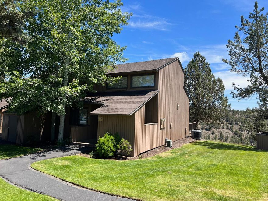 Enjoy the remarkable upriver view of the Deschutes River as it appears to flow directly towards the back deck of this well appointed home. This Eagle Crest 1/5th Deeded share (10 weeks) is on the Deschutes River canyon rim with unobstructed views of the river and easterly mountains and buttes. Beautifully furnished home has 2 bedrooms, 2 bathrooms, a great room and decks on the main level and upstairs off the primary suite. Enjoy all Eagle Crest amenities, miles of trails, pools, sport centers, tennis, pickleball, biking, 18 hole putting course and 3 golf courses! Bring your family and enjoy Central Oregon and all it has to offer. You can come to relax, try to do as many activities as you can fit in, and everything in between. Eagle Crest Resort has something for everyone.