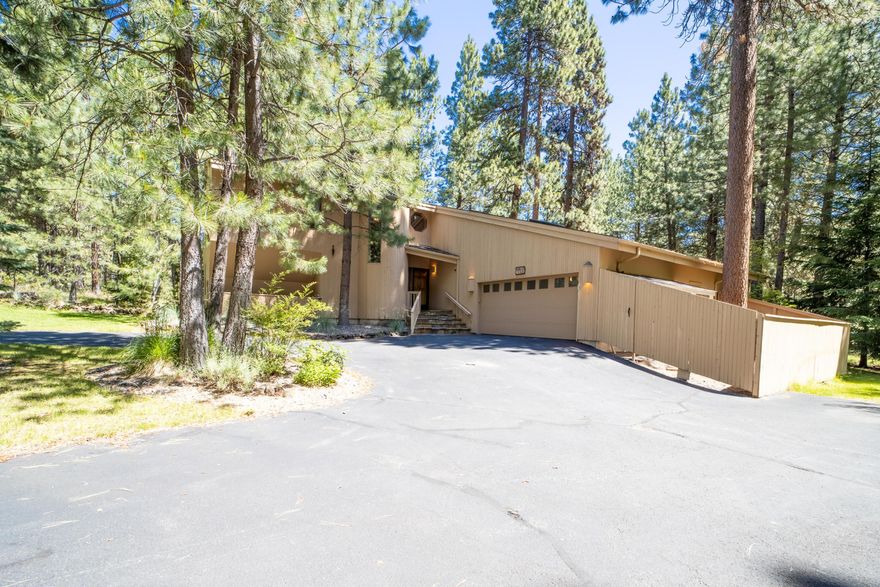 First time on the market! Classic Black Butte Ranch home, built by the sellers and never has been a rental. Features include, 4 bedrooms, with master on the main floor, 2.5 baths. Kitchen opens to the dining room and the living room enjoys a propane fueled fireplace. Outside enjoy a large deck with views of the 15th hole of Big Meadow golf course. Over-sized two-car attached garage, with shop. Priced well below current market values.