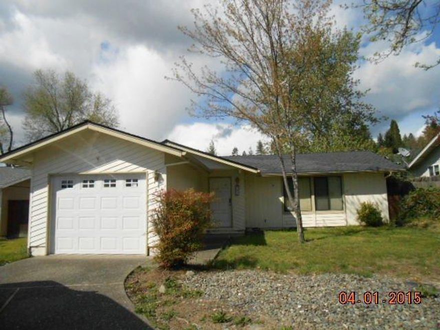 Great location -nice home! Large yard with patio for outdoor enjoyment. Large living room with vaulted ceiling. Slider off dinning area to patio and yard.