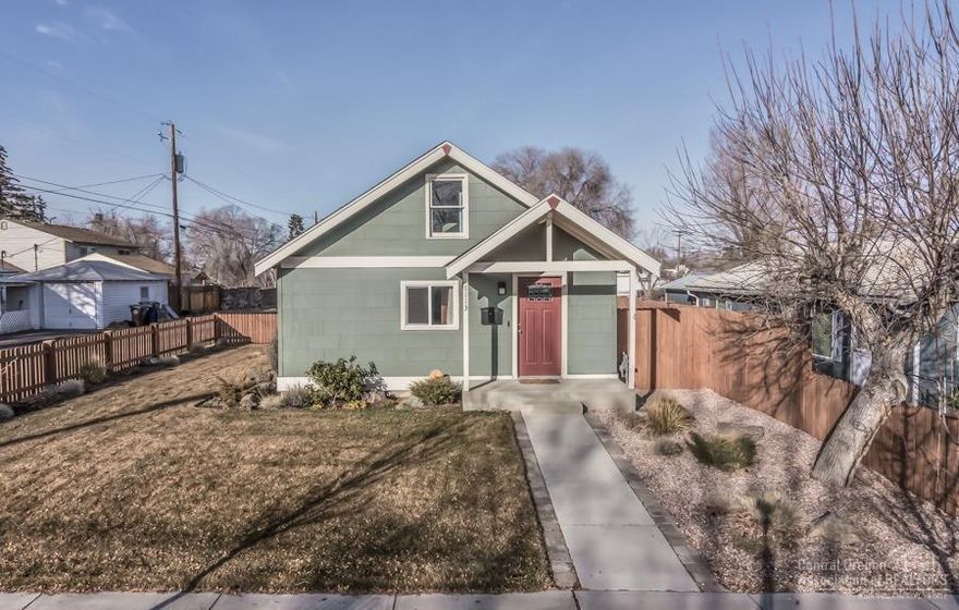 Move in Ready! This is the perfect adorable home located blocks from historic downtown.Very charming throughout. Cozy up to the new gas free standing fireplace. Newly renovated inside and out: New roof, New Ductless heat pump, Updated flooring, paint, electrical, plumbing. New landscaping and sprinkler system, new energy efficient windows ready for your personal touch! Upstairs has over 256sf of bonus room/attic with hardwood flooring and can be used for additional storage space or ?. There is even room for your RV. Nice storage shed.