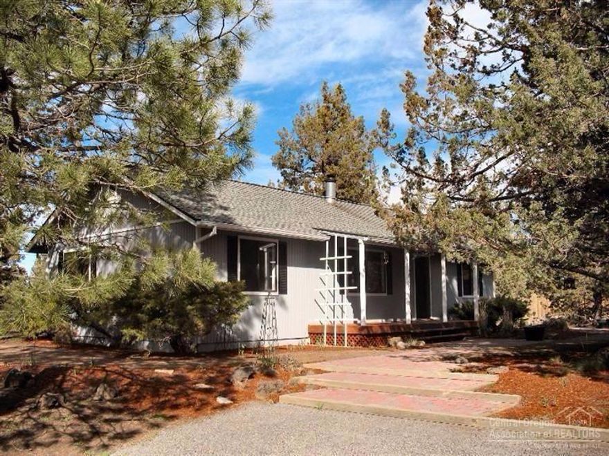 Very hard to find private small acreage Tumalo property in a beautiful natural setting. Located 1/4 mile off Hunnell Road & 12 minutes to downtown Bend. Beautiful rock outcroppings, mature juniper trees, bunch grass & sagebrush. New interior/exterior paint & graveled driveway. Room for all your toys too. Property is fenced on 3 sides. Potential to add on or build your dream home, new drain field/4 BR septic installed in fall of 2014. Avion water.