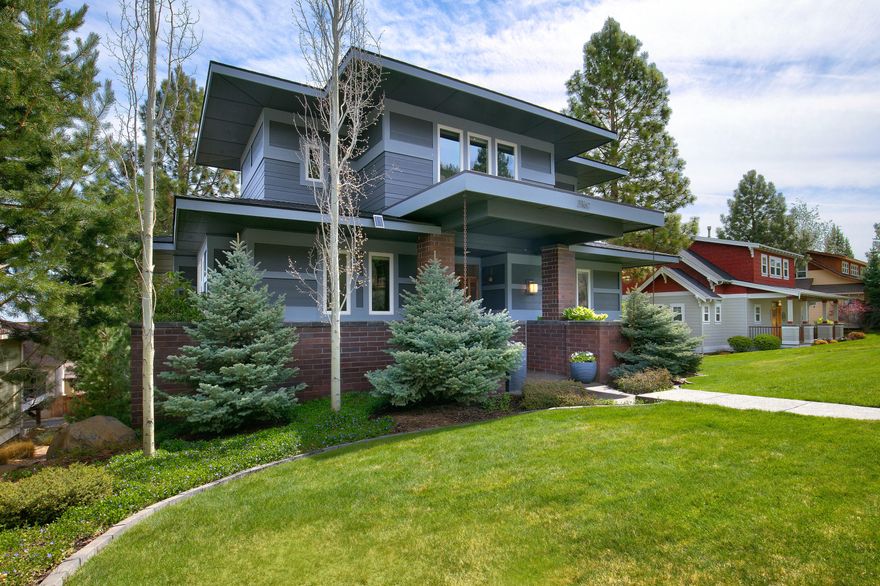 Quality built  Prairie style home with beautiful Eastern mountain views.   Sitting on .2 ac.  Many upgrades, including  new  exterior paint,re-paved drive way, landscaping, window coverings and updated kitchen, including new counter tops, backsplash and Bosch appliances.  Large  400sf outer deck with Eastern views.  This 3 BR, 3 Bath home includes a bonus room, master on main, convenient office in front that can double as a 3rd bedroom.  Huge amount of storage for all your toys.  Very well maintained home and owner is purchasing home warranty for new buyer as well!