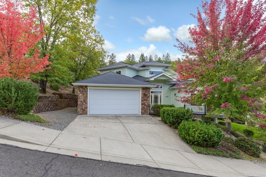 Elegant Custom Home in Meadow Wood with beautiful Views. The cook will love the kitchen with granite counters, island, gas cook top, SS appliances, pantry and breakfast nook. Featuring a 4 bedroom, 2.5 baths with 3722 sf. and beautiful ceilings and wood work throughout this home. Master suite with walk-in closet, dual sinks, large tile shower, separate jetted tub and tile floors. Relax on the deck and enjoy the views. Perfect home for entertaining family and friends. Laundry room with utility tub, granite counter and cabinets. An attached two car garage. Mature low maintenance landscaping on .28 of an acre. Convenient location close to shopping, hospital and town. Don't miss the virtual tour. Great New Price.