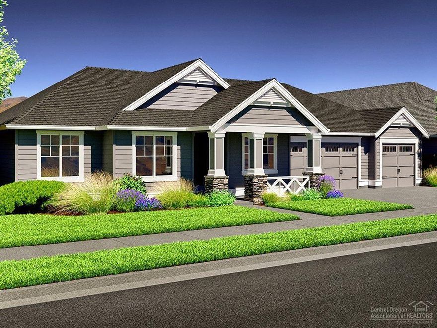 Spectacular Savannah floor plan by quality builder - Pahlisch Homes. River Vale is Bend Oregon's Premier Riverfront Development offering a variety of single level homes on large lots all with 3 car garages. River Vale is just minutes from downtown Bend, offers nearby views of the river & mountains. Trails surround the community, and residents are only a short drive from golfing and skiing. Minutes from shopping at the Old Mill, recreating on the Deschutes River, and experiencing a wide variety of eateries. Next door is Brookswood Plaza with businesses for your daily lifestyle in SW Bend Oregon. Home features - single level with 3 car garage, covered patio, large laundry/mud room, front yard landscaping, SS KitchenAid appliances. Open great room floor plan. Separate BBQ patio off dining room. Large lot. This stunning home is currently under constructio. This is a new floorplan so photos shown are of a similar model home.