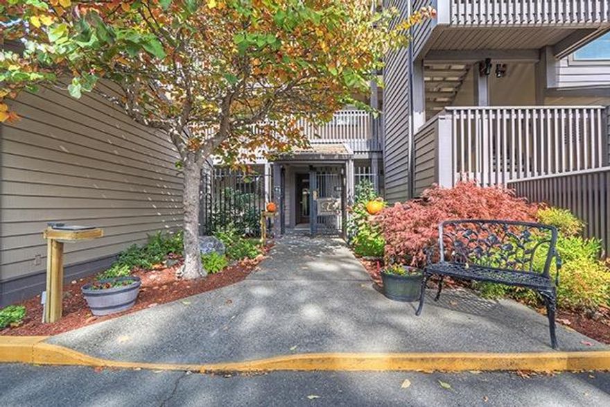 Rogue River Views & Fantastic Downtown Location. Privately secured building with restricted entry, intercom, covered parking, storage & elevator. In ground pool & landscaped grounds. This River Park Terrace 3rd floor penthouse Condo offers 1809 s/f, 2 bedrooms, 2 baths, formal living room w/ wet bar, separate family room/den & kitchen w/ walk-in pantry. Contemporary loft-style design w/ vaulted ceilings that let in great natural light, beautiful wood laminate flooring, main level master offers a sunny garden window & access to veranda; the 2nd bedroom is easily used as a separate master suite & office as it is loft style and overlooks living area. Nicely updated granite countertops, newer appliances, range/oven, fridge, microwave, d/w, trash compactor, garbage disposal. Energy efficient heat pump. Ample storage. Impeccable condition, shows very well. Home Inspection for your peace of mind.