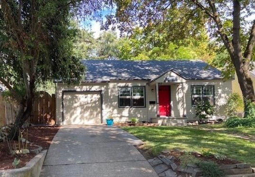 If you are looking for a charming cottage style home with lots of character in a great Old East Medford neighborhood.....this is it! Home has 2 bedrooms with an upstairs that has been used as a third bedroom. New roof installed July 2024, new paint inside and out. Light and bright sunroom/eating area.  Kitchen has tile floors with granite counters. Original hardwood floors in great condition. Arches and built-ins give character. Central air and heat.  Large backyard with beautiful water feature makes for a serene and peaceful setting.  Room for a small garden. Property backs to an alley for added privacy.  Check with city regarding ability to add an ADU.  This is a super clean and solid home ready to be loved and enjoyed.