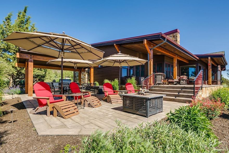 When only the best will do, then this uncompromising custom single-level is for you! Crafted by award-winning Black Rock Construction and incorporating the highest quality materials, you will discover English Oak flooring throughout, 19th century reclaimed beams, natural stone accents, motorized window shades, and plantation shutters. Multiple patios & covered BBQ island increase your livability by nearly 1,500esf and embrace picturesque mountain views and show-stopping landscaping. You will appreciate the 3-bay garage with epoxy floors, versatile den, and ensuite guest quarters. Luxury touches at every turn have created a home for the most discerning buyer seeking the ultimate in resort living! Brasada Ranch provides residents with world-class amenities including golf, tennis, fitness center, indoor/outdoor pools, and more! Come home to Casa Del Sol today!