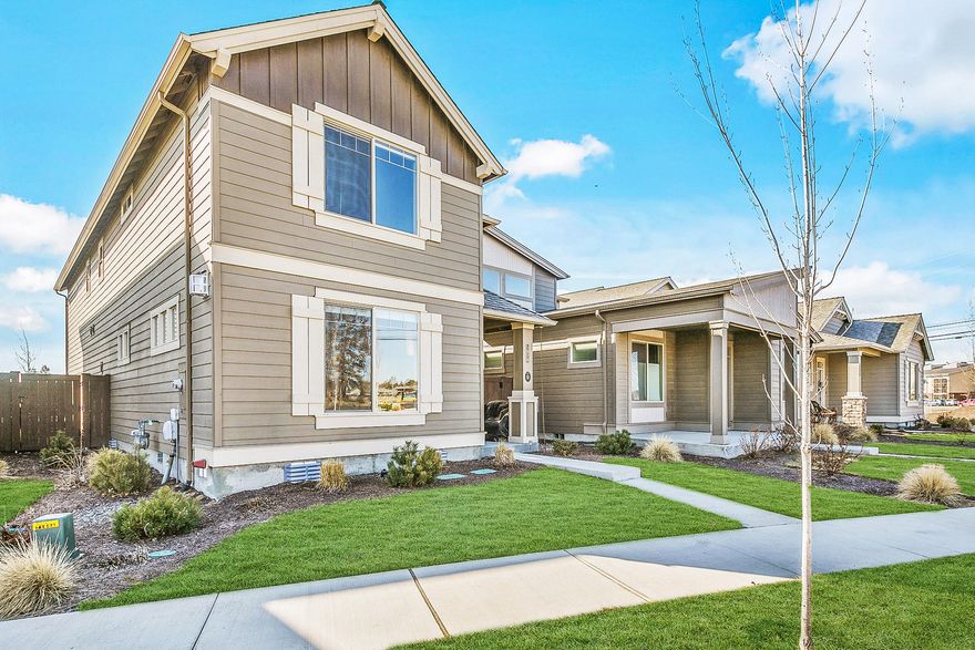 Everything is done including new A/C! All window coverings, upgraded landscape. You can move right in and enjoy Central Oregon. Only lived in for one year-like new! This home exudes an abundance of natural light and a lovely view of Mt Jefferson from the master. Wood flooring throughout the main level and a kitchen that boasts plenty of counter space and room for entertaining. New patio deck off the kitchen is ready for gatherings, gardening and outdoor entertainment. A garage complete with ample storage and work bench. New blinds throughout the home. Upstairs loft is perfect for movie nights in. Designated laundry room with counter for folding. A generous master includes reading alcove, double vanity, tiled shower, walk-in closet. Coffered ceilings. Alley access to garage. Private neighborhood pool, picnic shelter and parks. New A/C, furnace, and blinds throughout.