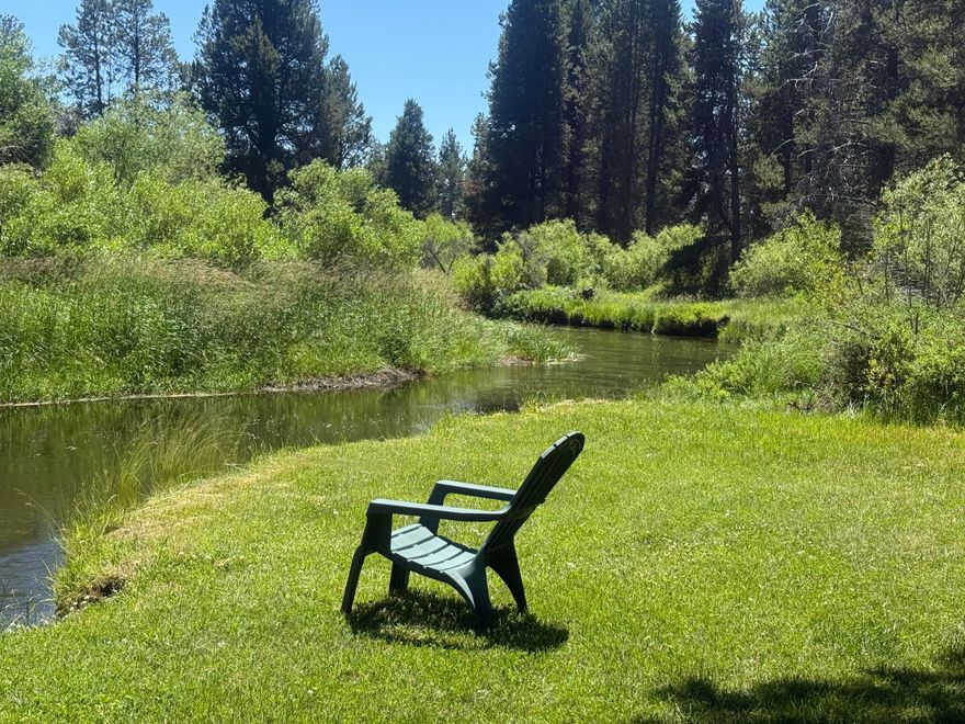 Peaceful Log Home Retreat in Little River Ranch
Imagine walking down to the river to enjoy peace and tranquility. You can with this hidden gem! Enjoy quiet, peaceful living at the edge of National Forest lands in the highly desirable Little River Ranch—just 10 minutes from downtown La Pine. This charming single-level log home sits on 1.5 wooded acres with private river access and a light-filled interior featuring vaulted ceilings and skylights for an open, welcoming feel.

The property includes a detached garage/shop with 220 power, a drive-through driveway and shop, and full RV hookups—perfect for outdoor living, hobbies, and guests. 

Seller offering $10,000 toward closing costs and prepaids—don't miss this opportunity!