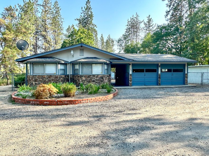 Back on market, no fault of the home.

This beautifully updated 3 bed, 2 bath home sits on 2.5 acres with 2 stall barn, 2 car garage and various outbuildings, ready for your mini farm adventures.  
This home boasts of quality to include quartz countertops, new vinyl plank flooring, new kitchen appliances, new pump for well, new carpets in bedrooms, master w/ ensuite, vaulted ceilings, all freshly updated, with a charming farmhouse-style vibe. 
Enjoy a fully enclosed sunroom while admiring your rural setting.
Property is located minutes to desired Matson Park.
A must see!