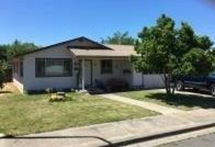 Super clean 4 bedroom, 2 bath home. Completely remodeled inside 3 years ago. Large open kitchen with island. New flooring, carpet, counters, bathroom fixtures & interior paint all 3 years new. Central air & heat, gas range & gas hot water heater. Large finished garage with lots of built in storage. Large patio with storage shed in back yard. Comes with refrigerator, dishwasher & new furnace installed in 2015. Huge back yard! This one will not last!