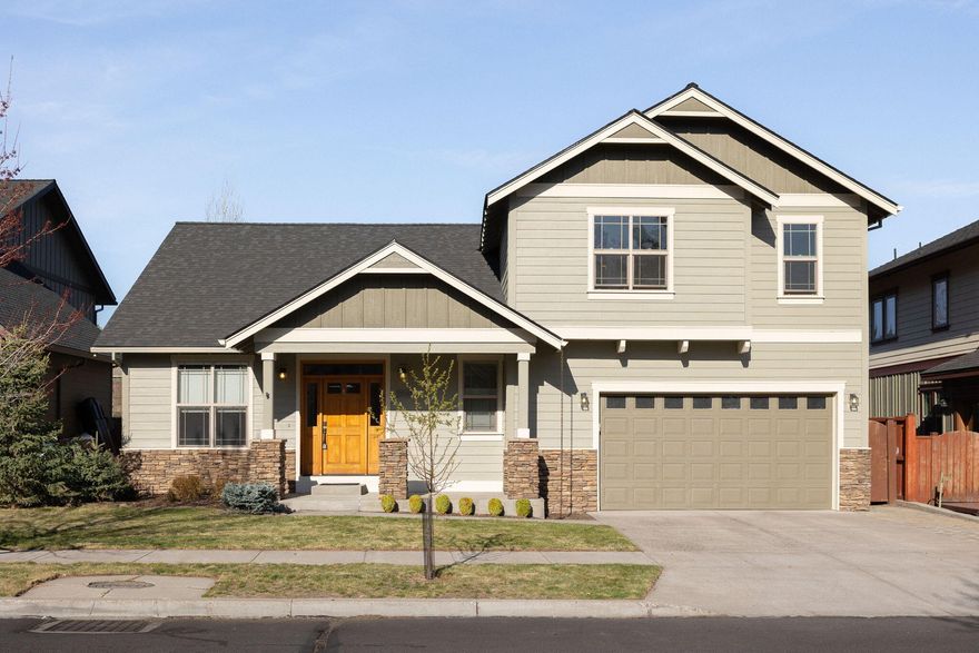 This recently updated NW Craftsman home sits on an oversized city lot just west of Northwest Crossing on a quiet cul-de-sac street, near coveted Shevlin & Discovery Park. W/ new roof & paint this turnkey light & bright home features open floor plan, vaulted ceilings, dedicated office room,  an expansive living area, great for entertaining. The updated kitchen includes modern finishes, such as quartz counter tops & backsplash, kitchen island w/ breakfast bar seating. The Primary bedroom is on the main level w/ a spacious primary bathroom w/ dual vanity's, soaking tub & walk in closet. Upstairs features two guest bedrooms, a bathroom and large bonus room. The 3 car garage has a built in exercise room or secondary office. The backyard is fully fenced & landscaped w/ covered patio, & hot tub.