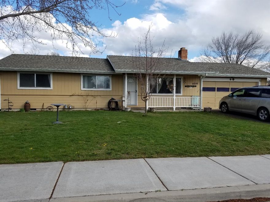 Looking for a Home in the suburbs for under $ 170 ? This Home has a lot to offer 4 / 5 bedroom , 1 and 1 bath with an office area Living area has a fireplace, open to dining and kitchen Huge Family room that the current owner is using as a Master Bedroom, slider to backyard patio New carpet throughout, separate laundry room Nice Corner lot, Drive through gate for your RV and toys Make this home your own ! Asking $ 169,900.00