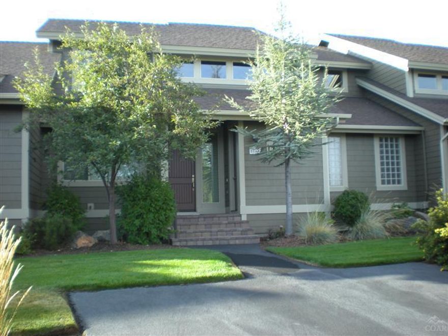 A Must See! This immaculate townhome features vaulted ceilings, granite counters, wall to wall windows. Tastefully furnished in quiet location. Walking distance to swim park, tennis, sport center.