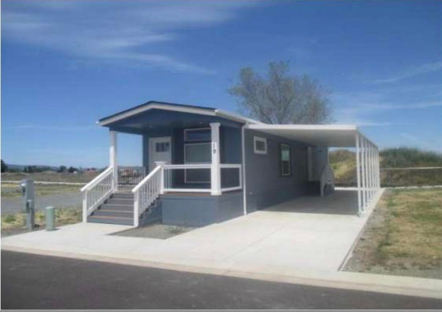 Brand new mobile home.