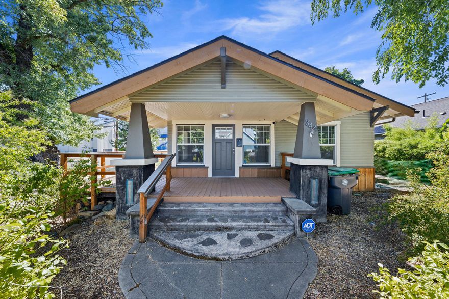 Charming Downtown Medford Cottage!
This darling 2-bedroom, 1-bath home is full of character and move-in ready. You'll love the open floor plan, updated kitchen and bathroom, newer flooring, and inviting wrap-around porch. Recent upgrades include a newer roof and mini-split system. Appliances — refrigerator, washer, and range — are all included.
A fantastic bonus: there's a finished workshop/flex space with its own mini-split, perfect for hobbies, work, or creative projects.  Located in the heart of downtown Medford, this property offers potential for residential or business use (buyer to perform due diligence on permitted uses).
Schedule your private showing today — opportunities like this don't last long!