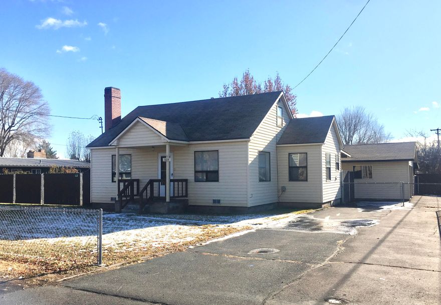 Lovely one-owner home that has been very well cared for and located in the south suburbs. Recent updating with new flooring and paint. Built-in storage cabinets. Dining room with built-in maple cabinet. Breakfast bar in the kitchen. Vinyl siding and vinyl double-paned windows. Oversized detached 2-car garage and a carport with gate. Plenty of off-street parking plus a gate on the east side large enough for RV drive-through. In-ground sprinklers from irrigation district for only $120/year. Super cute and move-in ready!