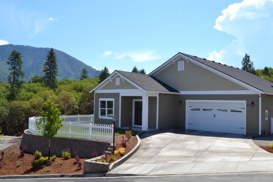 Just completed August 1! Another exceptional home by JCS Oregon, where engineer-builders take design and quality to the next level. Breathtaking city views from this quiet cul-de-sac in the final phase of Meadow Wood subdivision. This custom home features plank flooring, a split floor plan, a chef's kitchen, and an elegant primary suite with a spacious bath and expansive closet. Fully fenced and landscaped and move in ready.  Best of all the builder has arranged for low interest financing. Purchase this amazing new home in the final phase of Meadow Wood subdivision. This home is brand New to the market and absolutely worth your tour.