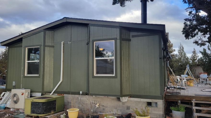 3 bedroom 2 bathroom 1848 sqft home on 1.83 acres with a 480 sqft shop/garage. There are two other sheds for storage. Home is in the middle of a remodel.