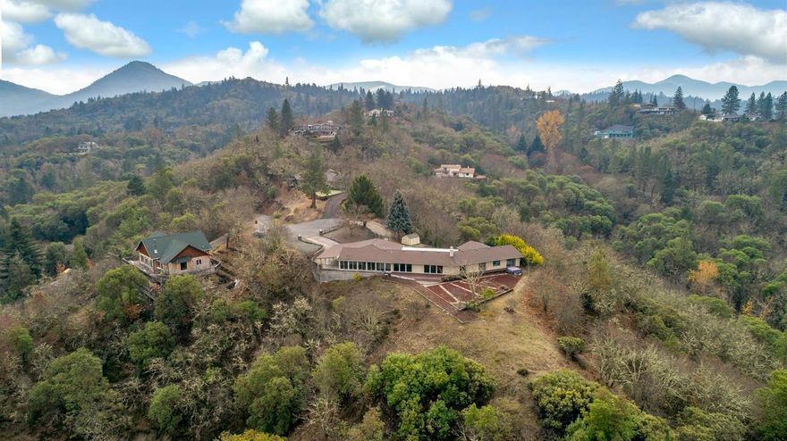 If you want VIEWS this home is for you! It also boasts a wood burning fireplace, enclosed sun porch with separate heat source, & in-house vacuum system. The single level home has 3/4 bedrooms (1 is office/den with closets/shelves). HP is brand new 12/18! The exterior was painted & new roof installed in 2013. RV parking for boat or small RV. Water supplied by Highly Rated Sky Crest Hts HOA, a community water supply.