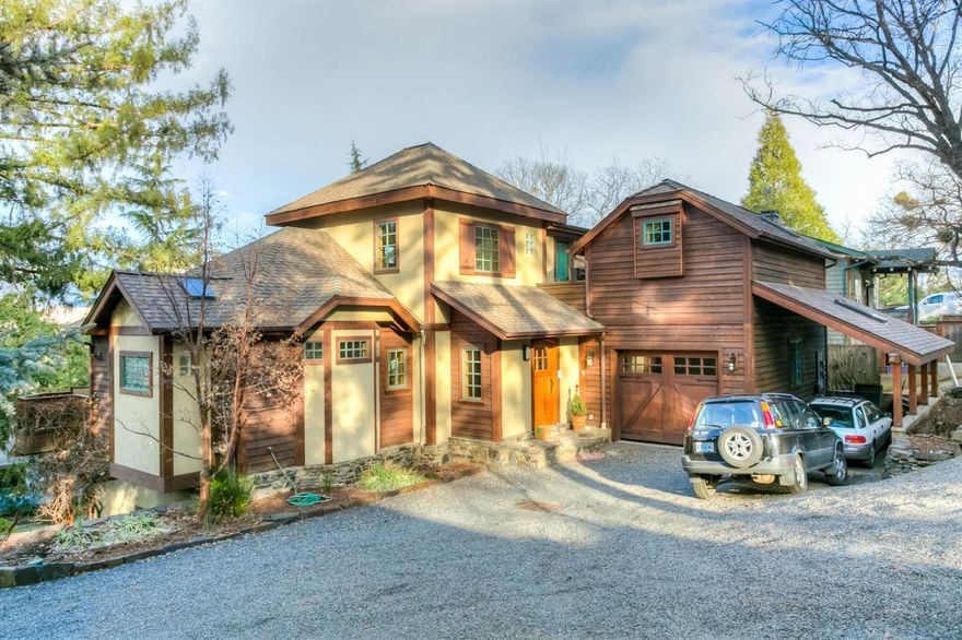 Unique Opportunity. 2 homes, each on their own tax lots + more! 358 Iowa Street:gorgeous, custom built with a legal acc. dwelling. Main house features 3 beds, 2.5 baths, + a private rec room/home office w/ kitchen. The lower apartment is 1127 SF, 2 beds, 2 baths + spacious kitchen & dining. Interior & exterior access provides versatility or privacy if so desired. Total SF is 3279. Tranquil setting: mature trees, expansive water feature, stone walls & paths. Alley access to this home provides great privacy & separation. 1 car attached garage + lots of offstreet parking. Also included is 348 Iowa Street: 3+ beds, 2 bath, 1656 SF., .21 Ac. Newer HVAC, hardwood floor, open kitchen w/ skylight, opening dining and living w/ awesome views. Charming patio w/ pergola. Carport w/ heated workshop. Both properties have multiple tenants so please do not disturb them. Great opportunity for multi-generational family, an investor or someone looking for a fabulous place to live + awesome rental income.