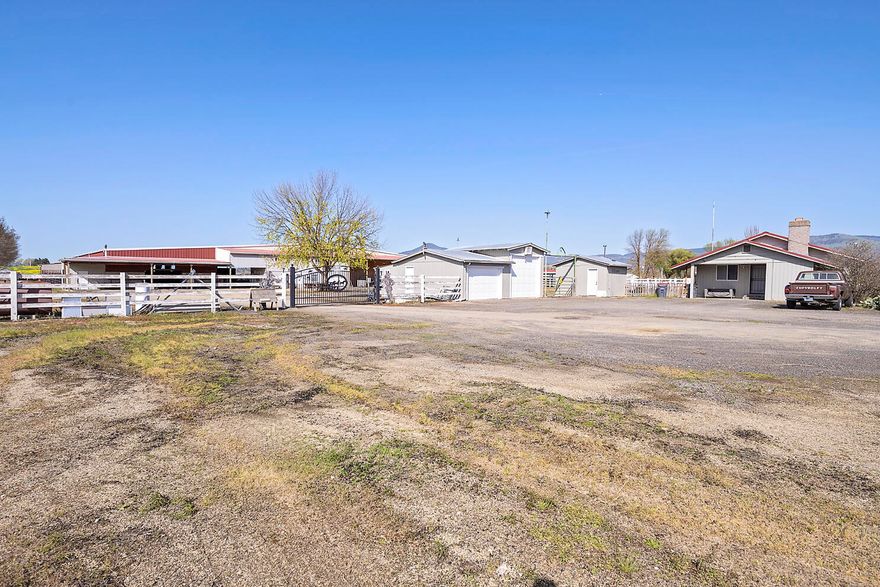 Formerly known as South Stage Stables, this property had been well established for many years in the valley and is now available for purchase. This spectacular, one of a kind horse property is truly amazing and turn key to start your very own successful business. Zoned EFU with just under 11 acres this place has tons of potential for a variety of uses. Property boasts a 2005 built 33,000 + sq ft arena, 28 12 X 12 stables, 6 tack rooms, view room, and a conference/lunch room. Dedicated bathroom facility. Detached garages. Solid 3 bedroom 1.5 ranch home has had a few updates over the years and makes for an excellent income producer or managers quarters. Too many amenities to list. Come experience for yourself all the special features that this rare hard to find property has to offer!