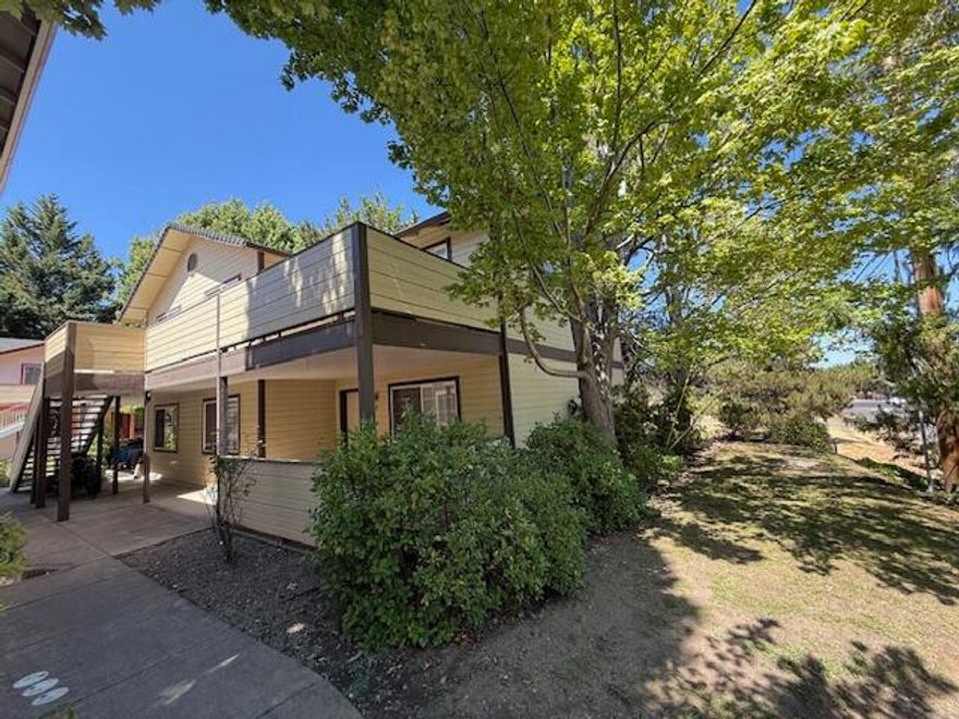 Four plex in desirable area of East Medford. Great investment opportunity. All units are two bedroom one bath. Washer and dryer hookups in each unit. Situated nicely within the development with plenty of patio space. Quiet complex located at the end of Valley View near Spring St.