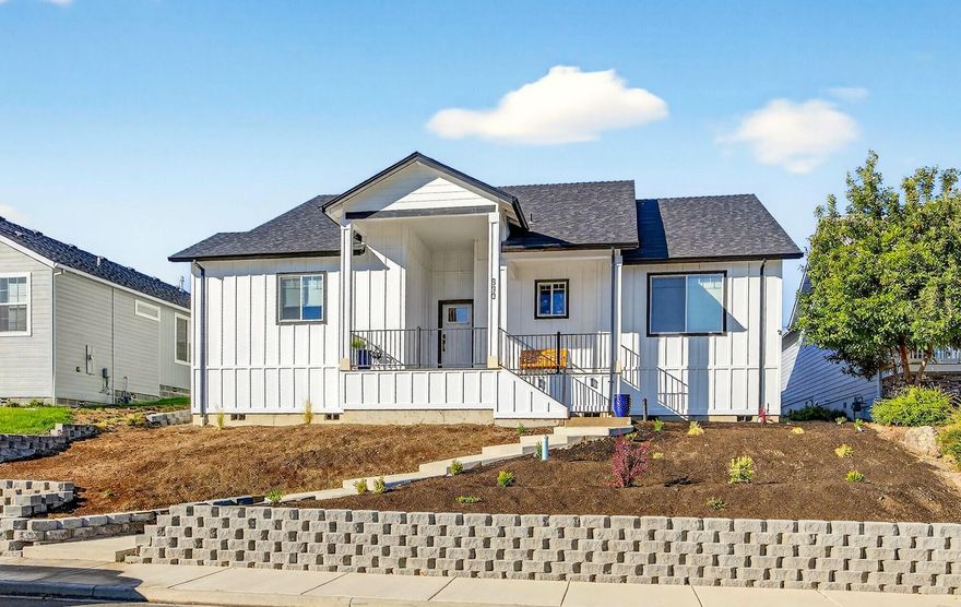 This is a stunning home completed by Elegant Custom Homes with so many upgrades! It has four large bedrooms, two bathrooms, vaulted ceilings in the great room and kitchen, granite counters throughout, and on a very spacious .18-acre lot. There are mountain views, and the floorplan is light and bright with large windows, a large sunny kitchen, modern appliances, great pantry, and beautiful cabinetry. The primary bedroom is a grand suite with views of Roxy Anne, large bathroom with dual sinks, and large walk-in closet. This is a wonderfully sought after neighborhood with great schools and is move in ready!