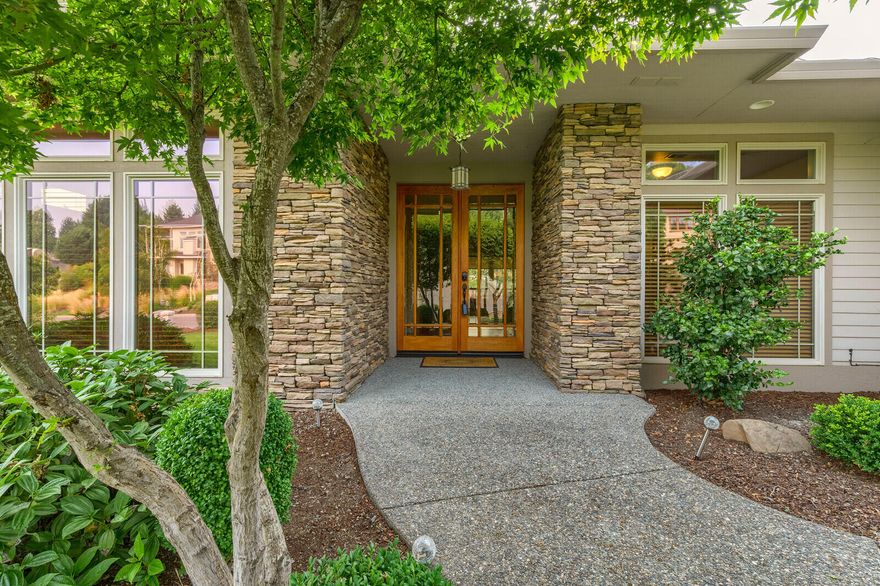 Custom beauty in Cherry Lane Estates offers 4035 sq ft with 4 generous sized bedrooms, 3 baths + office/library and an abundance of storage and extra space for multiple uses.  It boasts gorgeous hardwood floors and cabinetry; large Main Floor Master Suite w/Fr doors to deck; kitchen w/granite, stainless steel appliances, gas cooking, large pantry, eating bar & breakfast room; great room w/floor to vaulted ceiling gas fp and speakers for your music enjoyment.  Downstairs is a haven for kids or guests - could even facilitate 2-family setup,  Huge family room; hobby/laundry rm, 3 large bedrooms, full bath & rooms for a theater, work-out space or whatever you decide!  Both floors open to decks & the lovely, landscaped backyard & gardens - room for a pool.  2 HVAC systems for added comfort and more.  Tour it today; you'll love living here!