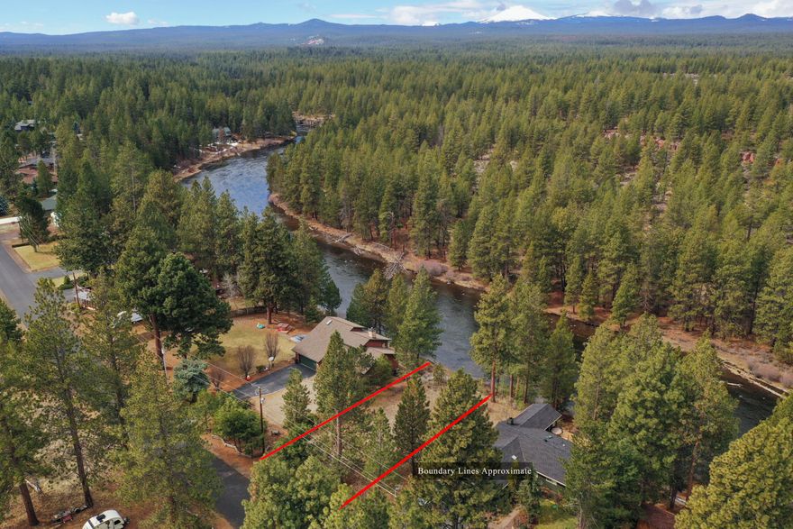 Rare riverfront building site in Bend, OR! .51 Acre large lot ready for you to build your dream home with water, power installed, building site and septic plans approved. Enjoy views Deschutes River to the National Forest (USFS) with spectacular views of surrounding mountains, including Mt Bachelor! Venture out on the deeded access to trails and the River. Extremely quiet private stretch of the river, for your incredible river view retreat, with welcoming and accommodating neighbors to share this majestic setting. Lounge on the 75' of river frontage and enjoy the trails and wildlife, just minutes from the Old Mill and downtown amenities. With avg. of 300 days of sunshine a year you can enjoy this property year-round and enjoy Mt. Bachelor and all of Central Oregon's benefits! Community is planning for a footbridge nearby, greatly enhancing the transportation and adventure options for the area. Great location in a neighborhood you will enjoy for years. Drive by and tour now!
