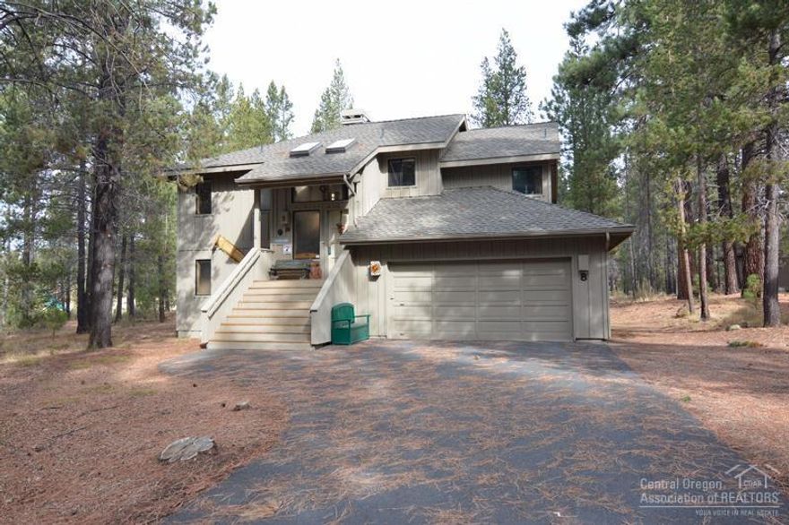 Located within walking distance to SHARC. Open living area with vaulted ceilings and a wall of windows to let in the natural light. Extended living on the large back deck. Private hot tub area on bottom back deck. Features 3 master suites, one on top floor and two on bottom floor. SHARC has been paid in full and the home is furnished per inventory.