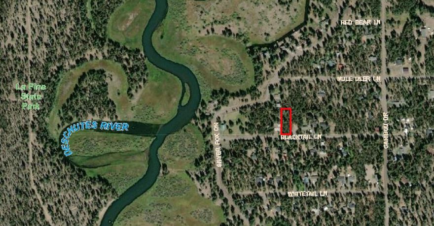 Beautifully treed parcel on .52 acre not far from the Deschutes River off Silver Fox Drive. Build your dream home or getaway cabin on this private lot. Septic feasibility approved in 2006, buyer responsible for all due diligence.