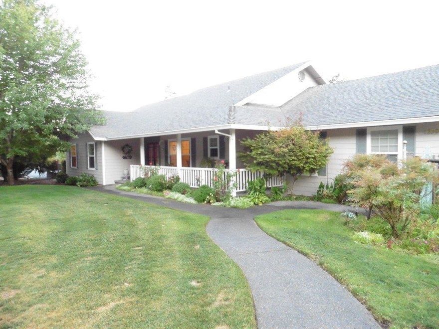 Abundant benefits included w/this Hard to Find GEM in No. Valley behind a Gated Entry w/2 LG SHOPS. 2750 sf of Pride of Ownership, 3B/2B Home + seperate 1 Bd/1Bth Bldg.[582sf]incl.in total s/f. 3 car detached Shop[1274sf]detached Shop[392sf]+ Metal Storage Bdg[288sf]. Full RV Hookup w/30amp service. Pasture area at the rear for animals. Raised Bed Garden area, Plum,Cherry,Apple & Pear Trees. 2 Patios and a Large Redwood Pergola for BBQ's & entertaining. Custom Built Home,attached 672 sf Garage, Red Oak Hardwood Floors, Vaulted Ceilings, GREAT ROOM,open Floor Plan & Family/Sun Room w/Skylights. Formal Dining Room adjoins Kitchen w/Corian Counters, under cabinet lighting, Custom Cabinets, roll out shelves, Large Pantry, Gas top Range, Built in Roll Top Desk & Breakfast Nook overlooks the Covered Front Porch. Full time circulating Hot Water. King Bed sized Master Bedroom w/Patio access, walk in Closet,Master Bth w/deep jetted Tub, Glass Shower & Dual sinks.