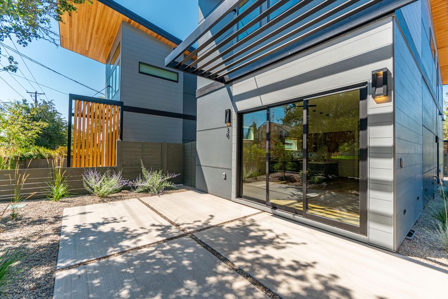 This 3 bed, 3 bath 1380 SF house, plus a 1 bed, 1 bath 462 SF ADU for a total 1842 SF of living space is located in the heart of Bend near the Old Mill. Ask about our INTEREST RATE BUY-DOWN PROGRAM. High performance measures, smart technology and quality materials are the hallmark of Hiatus Roosevelt. These modern homes feature vaulted ceilings, expansive windows and panoramic 3-paneled accordion patio door to provide abundant natural light and connection to outdoor living spaces. High-end finishes include engineered hardwood flooring, custom cabinets, quartz countertops, and tiled bathrooms for an urban appeal. Built to the Dept of Energy's Zero Energy Ready standards, homes are more energy efficient than current building code with upgraded insulation, high-efficiency heat pump water heater, mini-split heating/cooling systems and ERV's for clean indoor air.