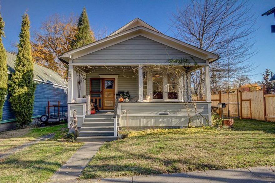 Historic charm in the heart of the railroad district! Tall ceilings and windows capturing the south facing light! This unique property is zoned R-2 with the main house 1258 S.f. and an additional one bedroom, one bath dwelling facing the alley behind with 504 s.f. Perfect for a two family set up, owner or investor!