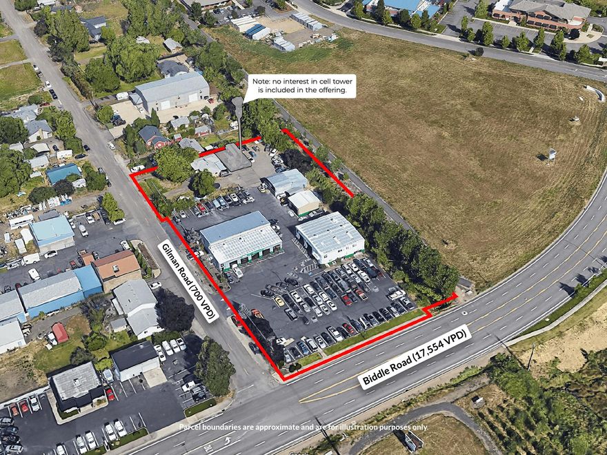 Merit Commercial Real Estate presents 3311 Biddle Road, a rare offering of a turn-key auto repair facility in an exceptional location. The property features substantial office space and multiple shop buildings, including 13 lifts and room to expand. The main office and shop building features ± 4,500 SF across 2 levels, with a large customer lobby, waiting room, and private offices with direct access to a large workshop with multiple lifts and roll-up doors. The 2nd dedicated shop building enjoys over 4,500 SF of pure working space, with 8 lift bays and room for multiple techs. The 3rd shop is ideal for a detailing space, with good interior light and a large roll-up. The nearly 2-acre property also has a metal-framed shell which could be finished as a 4th shop, as well as a ±1,300 SF single-family house, included in the purchase price. The opportunity at 3311 Biddle is abundant - perfect for repair, sales, detailing, wraps/tints, and much more! Contact listing brokers for more info!