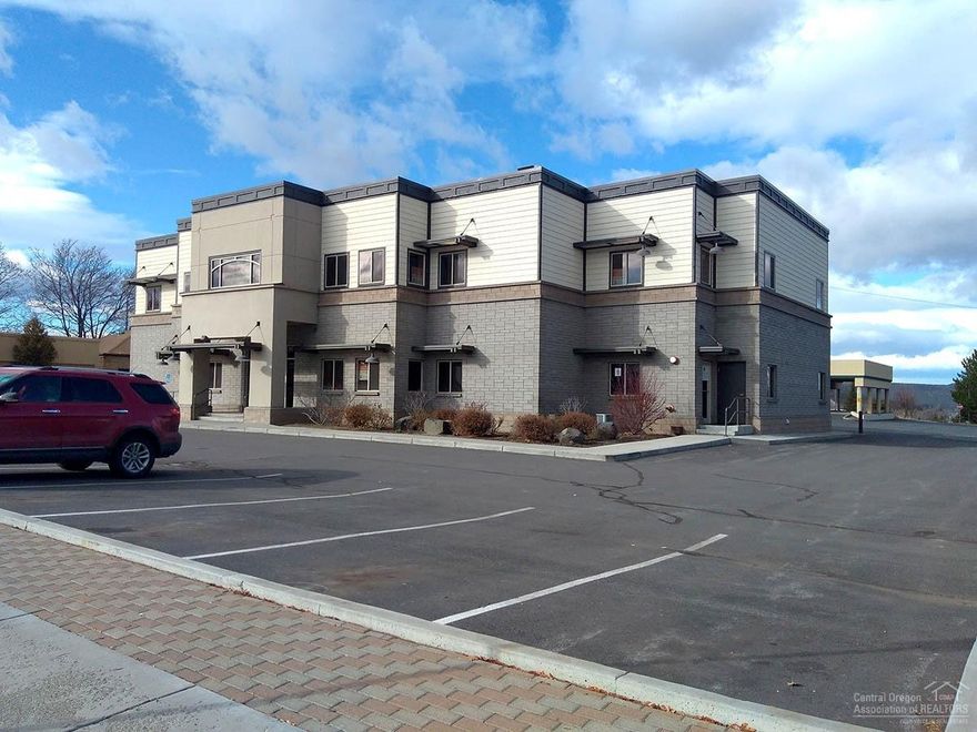 Beautifully designed professional/Medical building conveniently located on the NE corner of NE Elm and Loper Ave. in Prineville. The building is currently occupied by Prineville Physical Therapy. There are 3 additional suites available with extensive exam room build-out. This building was extensively remodeled in 2004 and features an elevator, ample parking and high speed internet.
