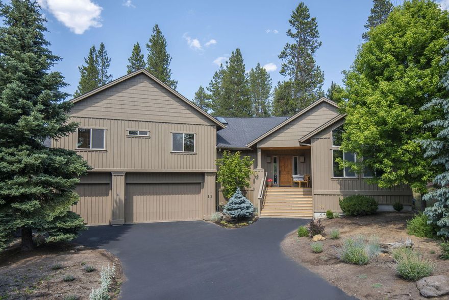 Thoughtfully Updated Sunriver Home. This meticulously maintained 2,704 sq. ft. Sunriver gem boasts wood accents and stunning architecture throughout. Ideal for entertaining, the spacious kitchen seamlessly connects to the open-concept great room. Here are the highlights: Upscale Kitchen, Quartz countertops, and a tasteful tiled backsplash. Premium appliances for culinary enthusiasts. Dual Primary Suites. Luxurious heated bathroom floors in one suite.  Ample space for relaxation and privacy. The inviting fireplace is beautifully designed with built-in features. Outdoor oasis featuring expansive well-maintained deck with a hot tub and natural gas BBQ. Tranquil retreat on a great lot. Strong rental history, fully furnished and move-in ready. Don't miss the opportunity to explore this 4-bedroom, 4-bathroom Sunriver haven. Whether you're looking for a primary residence, a second home, or an investment property, this home ticks all the boxes, schedule your viewing today!