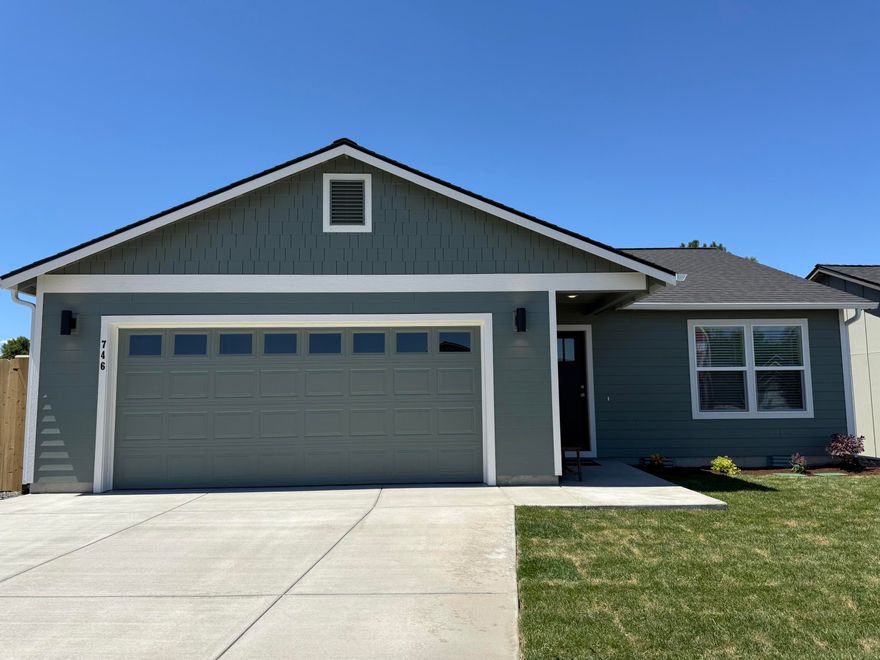 Welcome to Sagebrook Estates! This beautifully designed residence offers a great room layout w/ 3 bd & 2 bth. Step inside to discover a bright & inviting living space with sleek LVP flooring & plush carpeting. The open-concept layout seamlessly connects the living area to a stunning kitchen equipped w/ quartz countertops & stainless steel appliances. Enjoy year-round comfort w/ efficient ductless heating & cooling system, ensuring you stay cozy in winter & cool in summer. Plus, the tankless water heater provides endless hot water for your daily needs. This home is also Energy Star certified, providing energy-efficient features that help reduce your utility bills & environmental footprint. Double car garage & front yard landscaping. Located in the desirable Sagebrook Estates community, you'll enjoy a peaceful neighborhood vibe while being close to local amenities and parks.